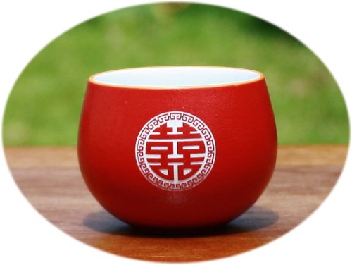 Chinese wedding tea set matching tea cup